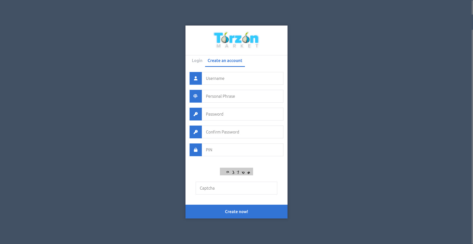 Registration Page